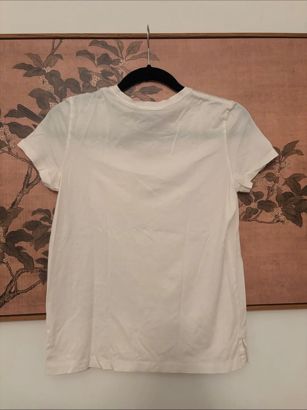 Purple Label Ralph Lauren Men's Cream Short Sleeve Crew Neck Tee